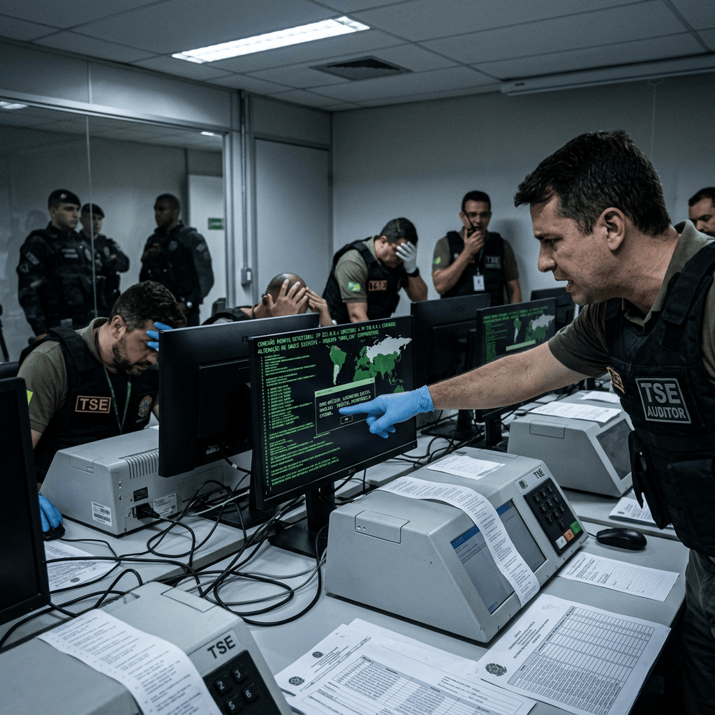 Election computers compromised by foreign entities